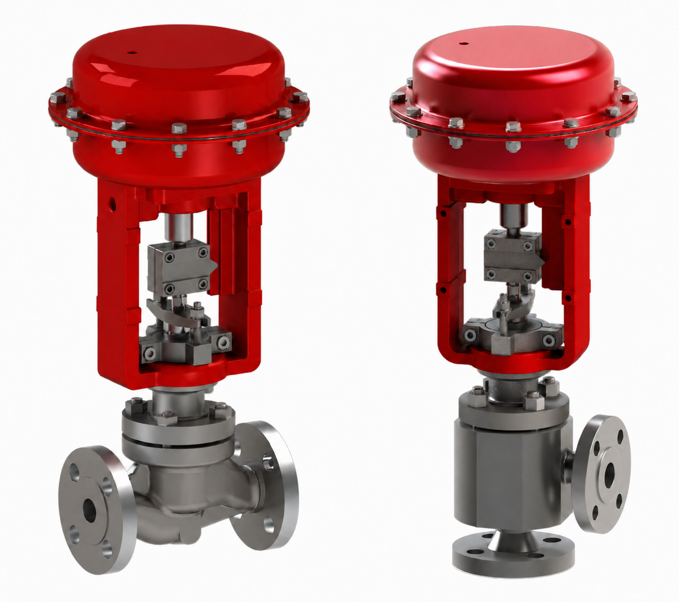 Globe control valve