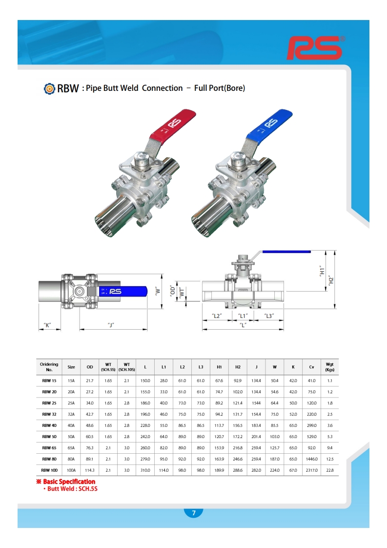 3PC Ball Valve